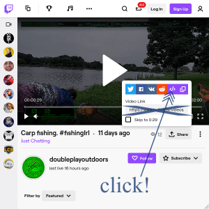 iframe code 1 on Twitch