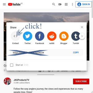 iframe code 1 on YouTube